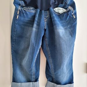 Plus size denim capris 2x